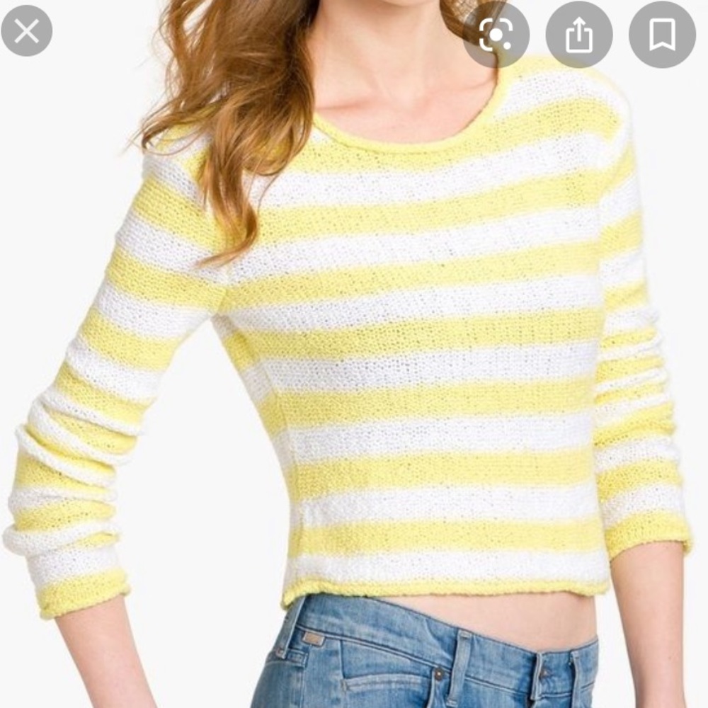 Free people cropped sweater